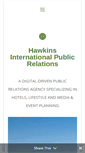 Mobile Screenshot of hawkpr.com